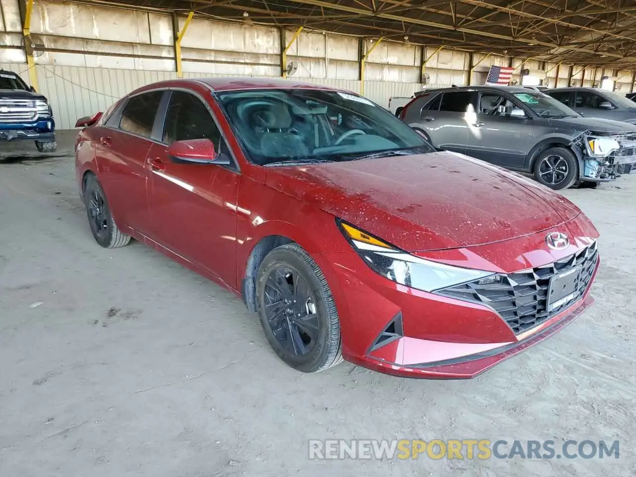4 fotografías del automóvil dañado KMHLM4AJ1PU079113 HYUNDAI ELANTRA 2023