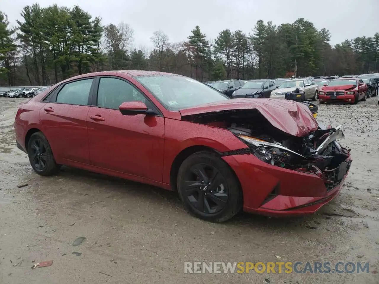 4 fotografías del automóvil dañado KMHLM4AJ3PU075452 HYUNDAI ELANTRA 2023