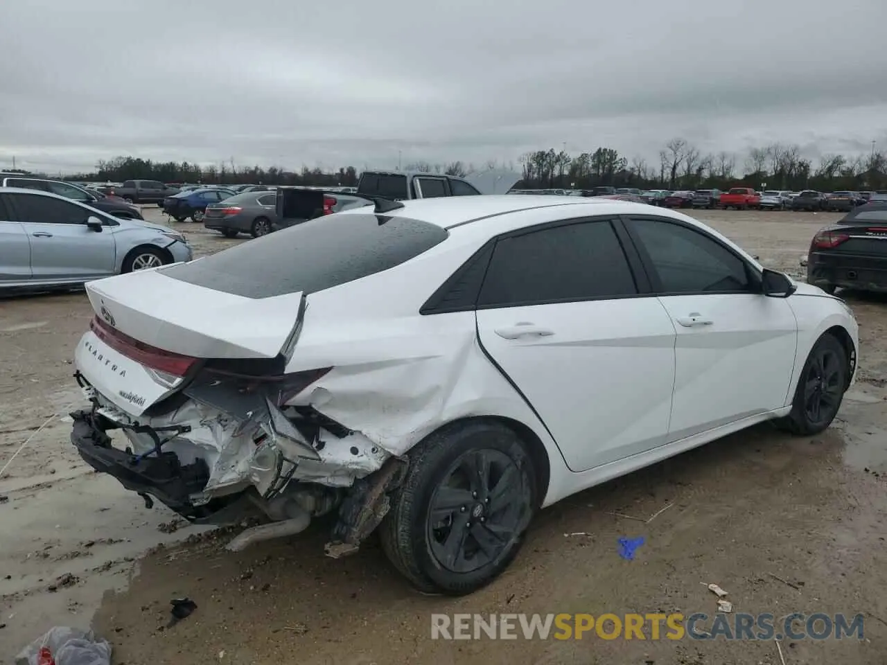 3 fotografías del automóvil dañado KMHLM4AJ4PU055307 HYUNDAI ELANTRA 2023