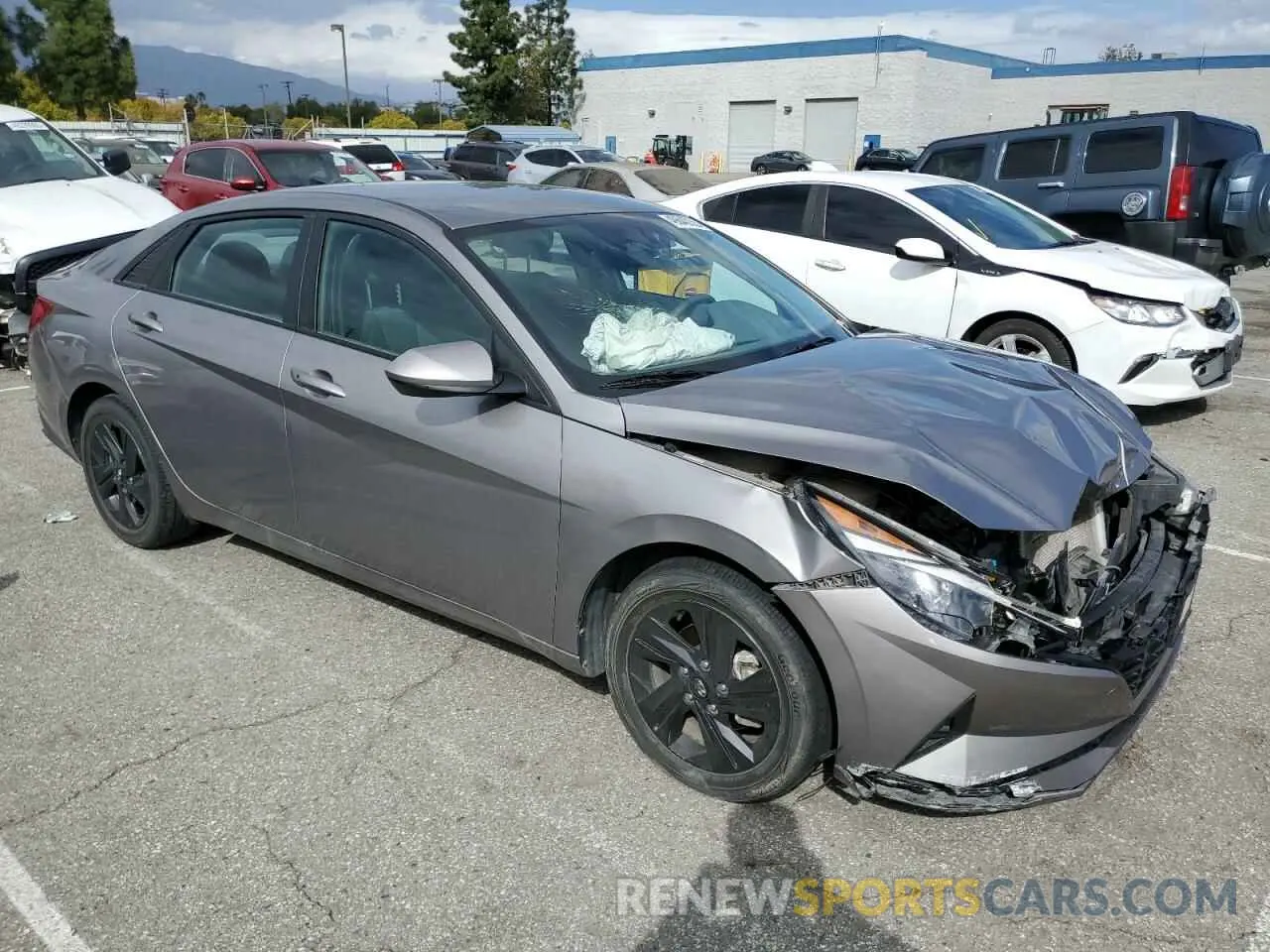 4 fotografías del automóvil dañado KMHLM4AJ5PU034031 HYUNDAI ELANTRA 2023