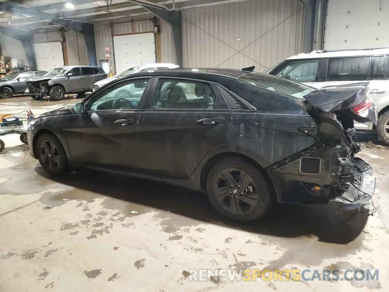 2 fotografías del automóvil dañado KMHLM4AJ6PU088132 HYUNDAI ELANTRA 2023