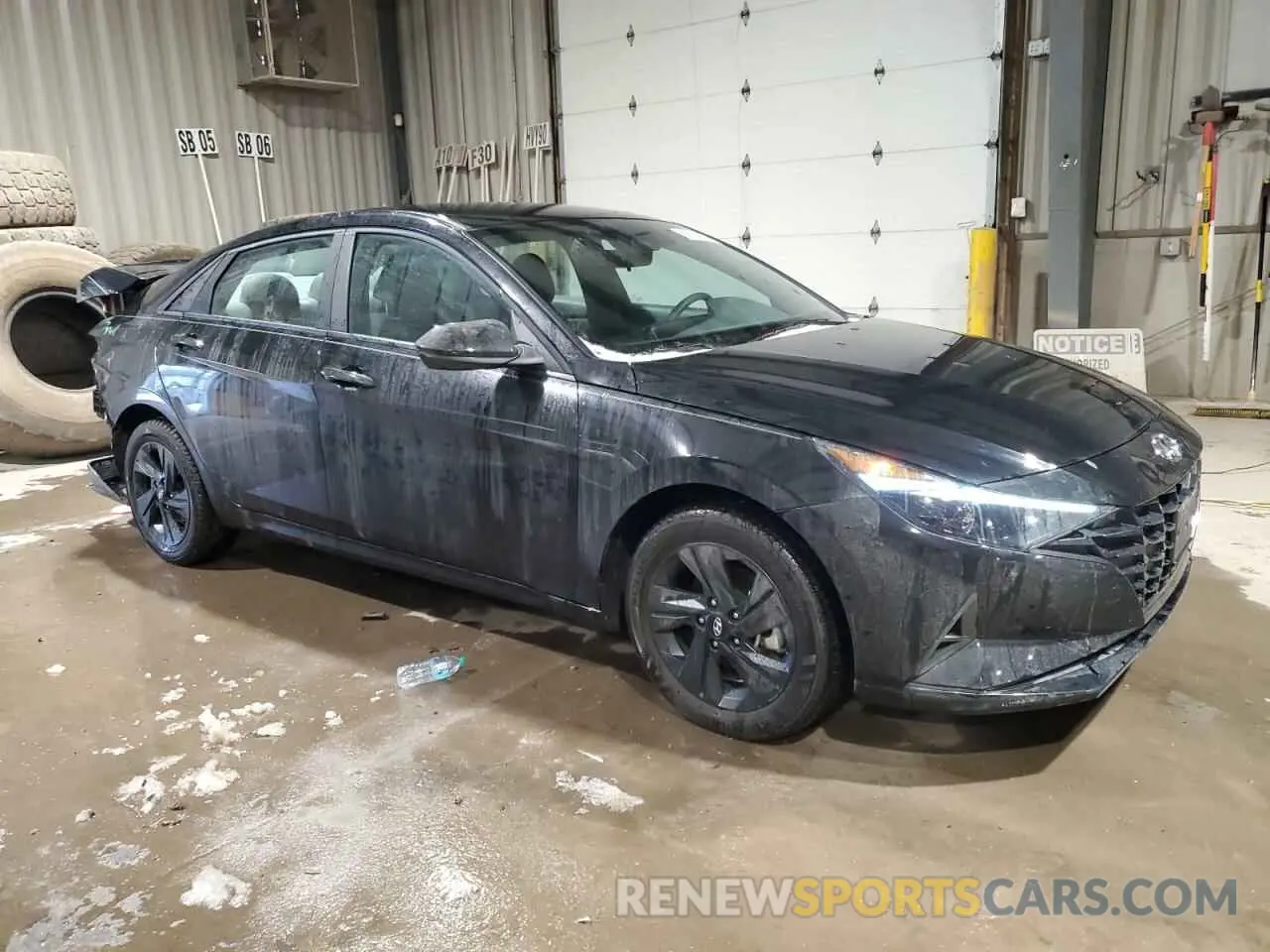 4 fotografías del automóvil dañado KMHLM4AJ6PU088132 HYUNDAI ELANTRA 2023
