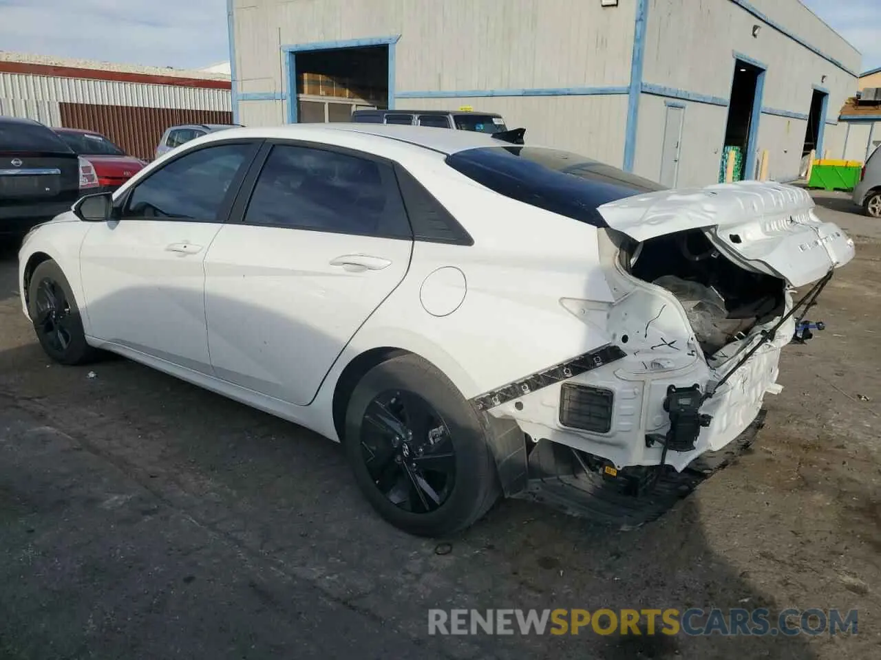 2 fotografías del automóvil dañado KMHLM4AJ7PU039313 HYUNDAI ELANTRA 2023