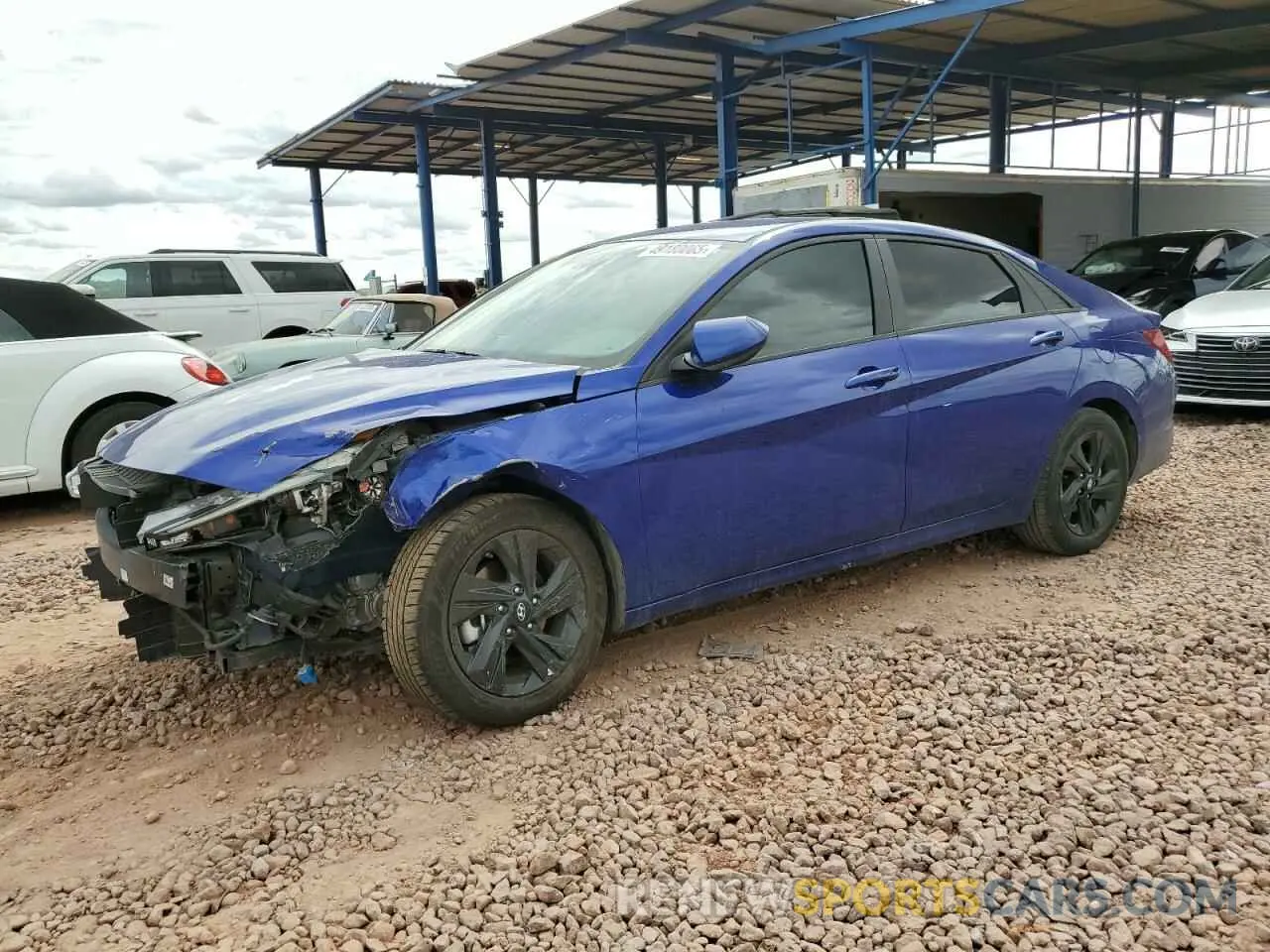 1 fotografías del automóvil dañado KMHLM4AJ7PU077401 HYUNDAI ELANTRA 2023