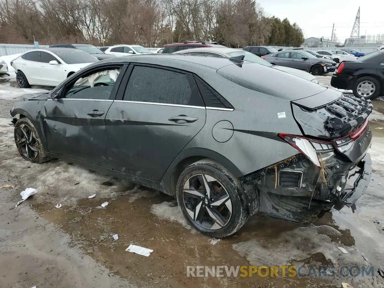 2 fotografías del automóvil dañado KMHLN4AG1PU409138 HYUNDAI ELANTRA 2023