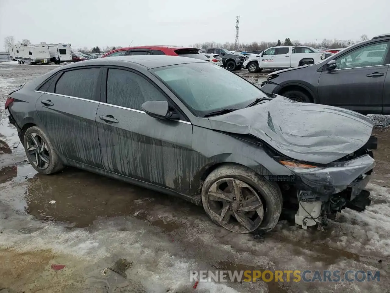 4 fotografías del automóvil dañado KMHLN4AG1PU409138 HYUNDAI ELANTRA 2023