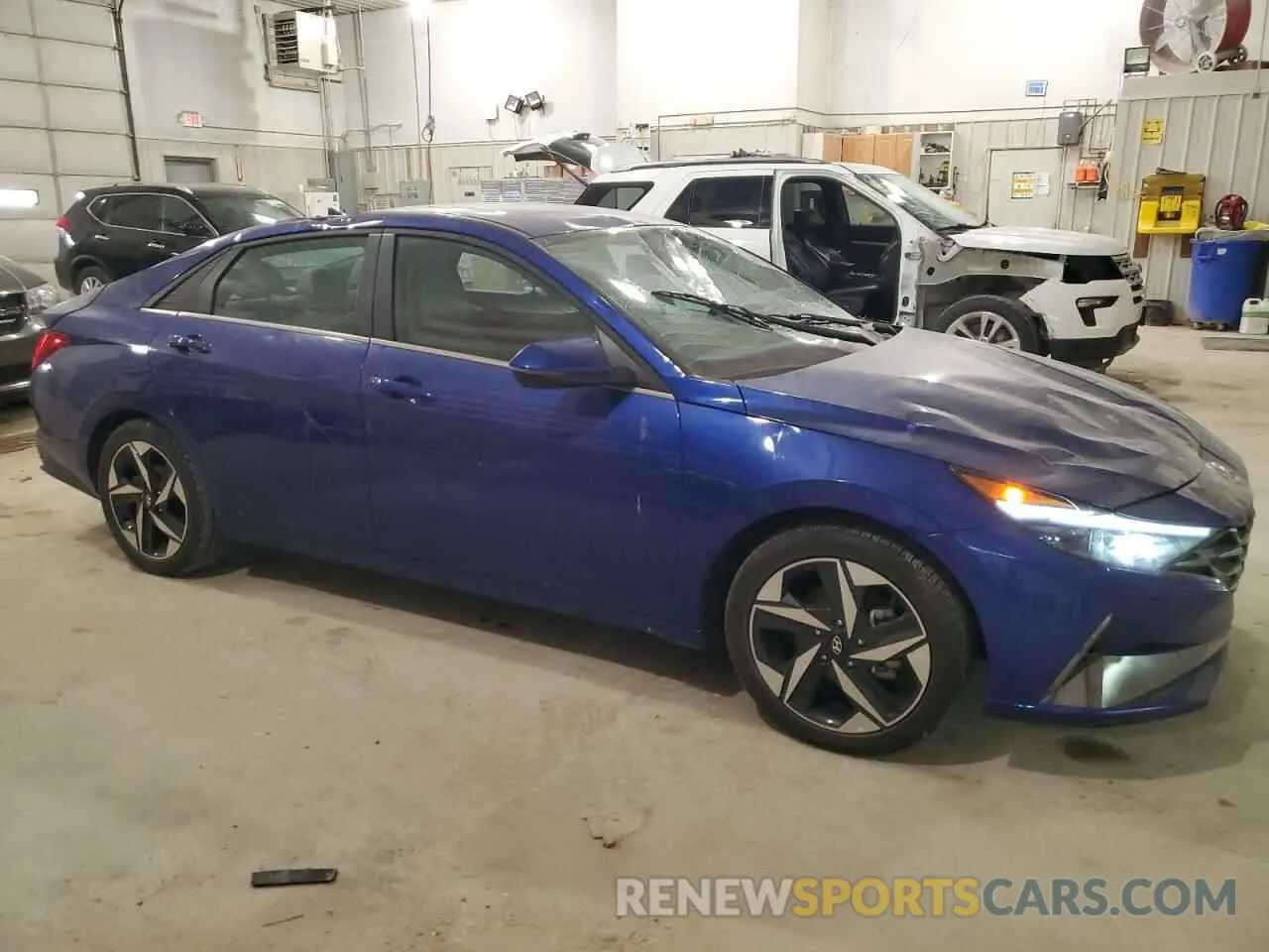 4 fotografías del automóvil dañado KMHLN4AJ0PU076507 HYUNDAI ELANTRA 2023