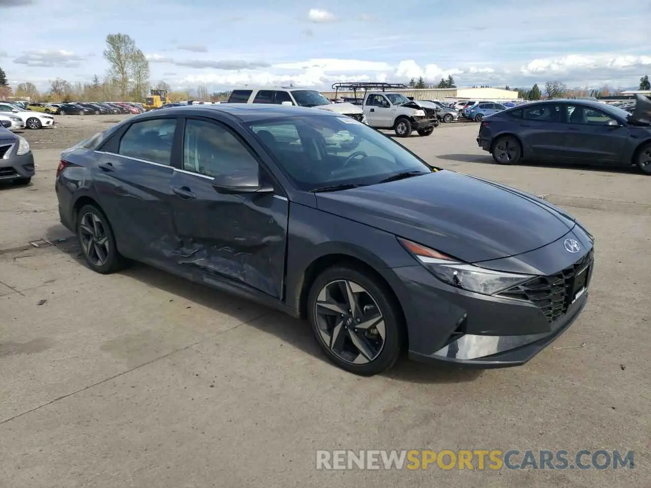 4 fotografías del automóvil dañado KMHLN4AJ0PU091086 HYUNDAI ELANTRA 2023