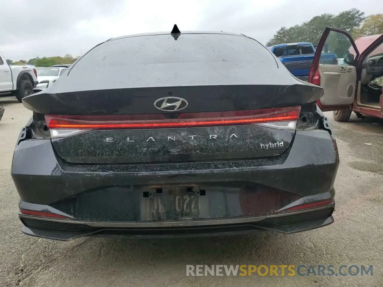 6 fotografías del automóvil dañado KMHLN4AJ1PU037800 HYUNDAI ELANTRA 2023