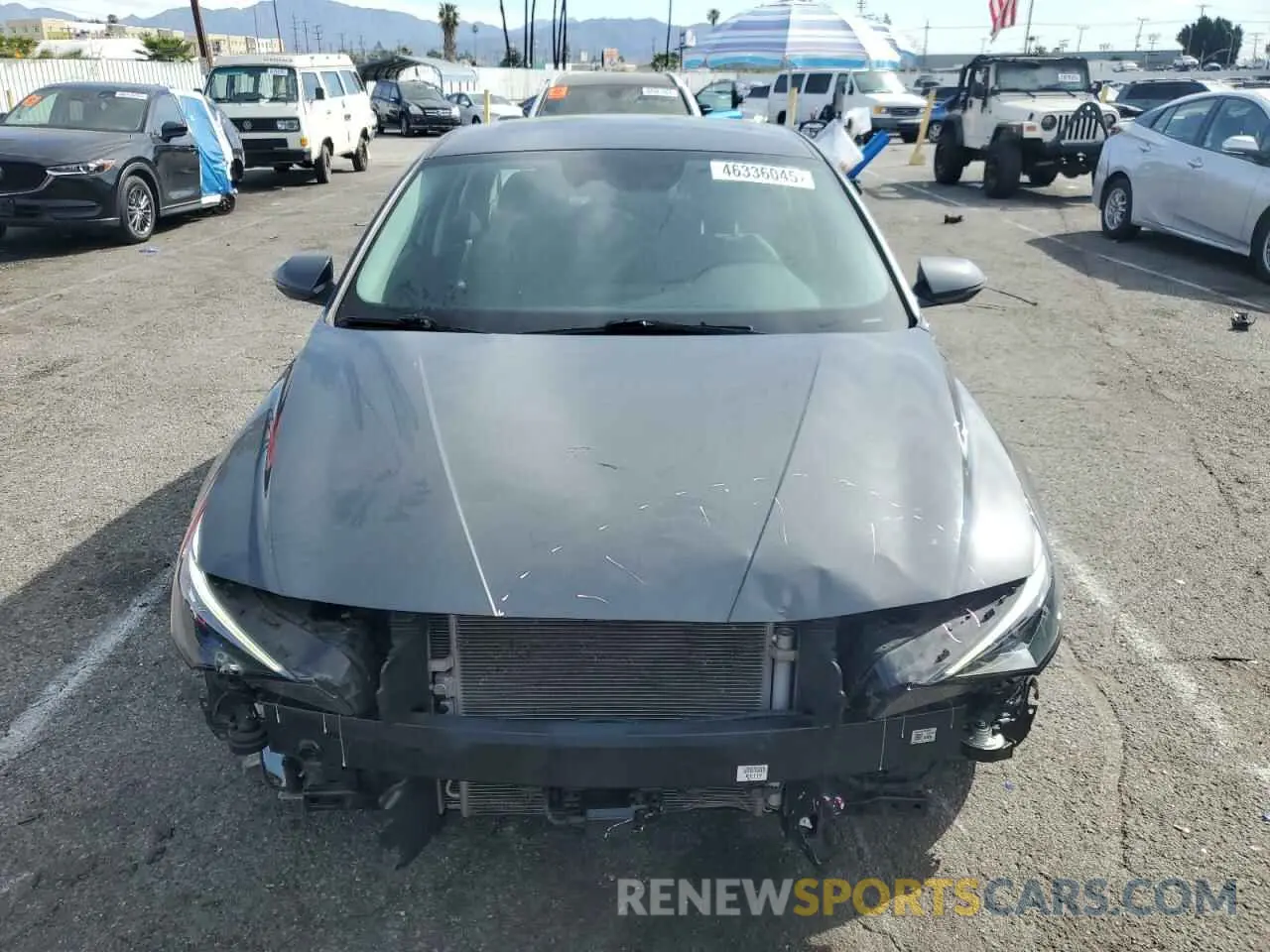 5 fotografías del automóvil dañado KMHLN4AJ1PU084180 HYUNDAI ELANTRA 2023