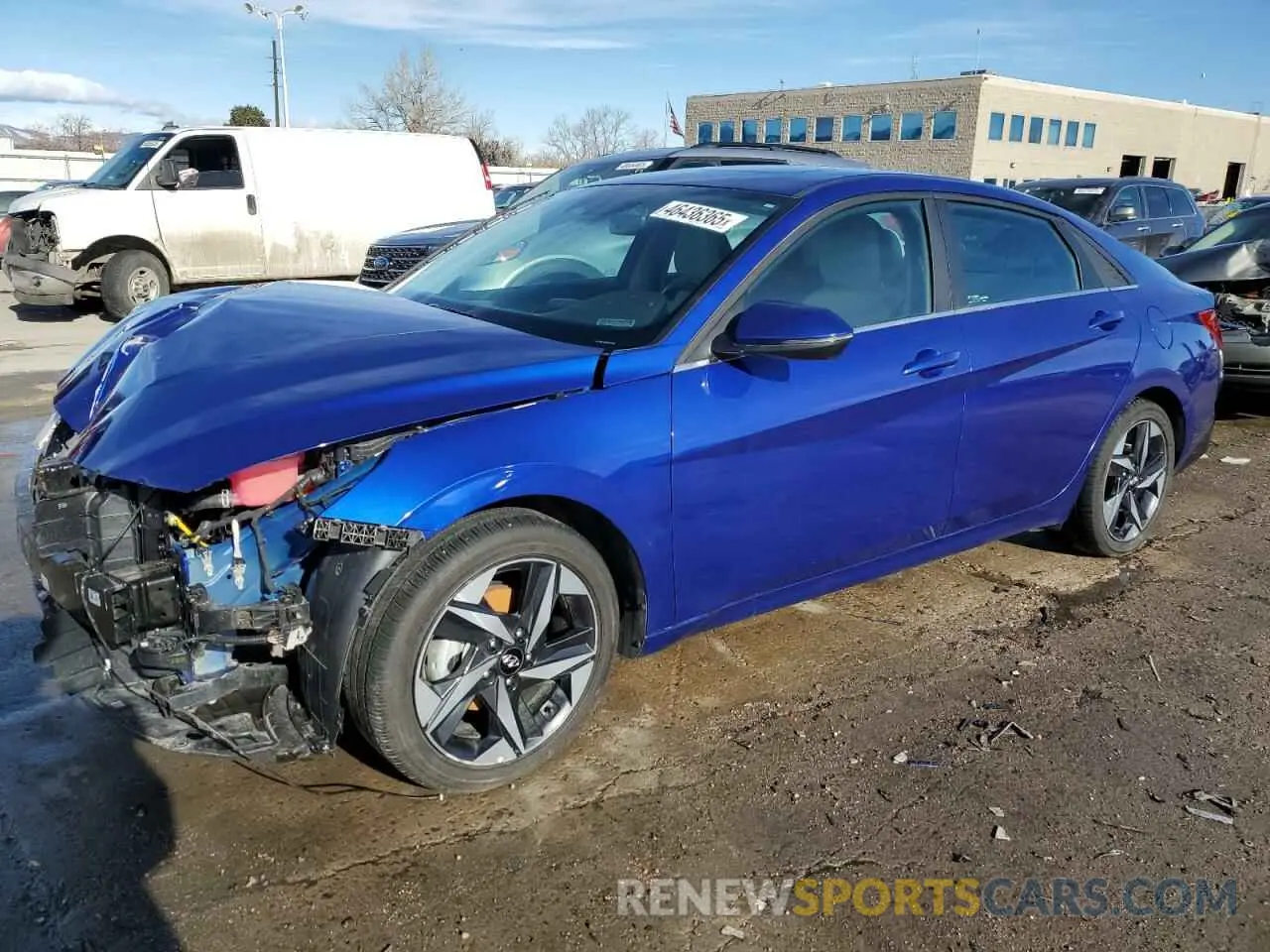 1 fotografías del automóvil dañado KMHLN4AJ3PU077800 HYUNDAI ELANTRA 2023