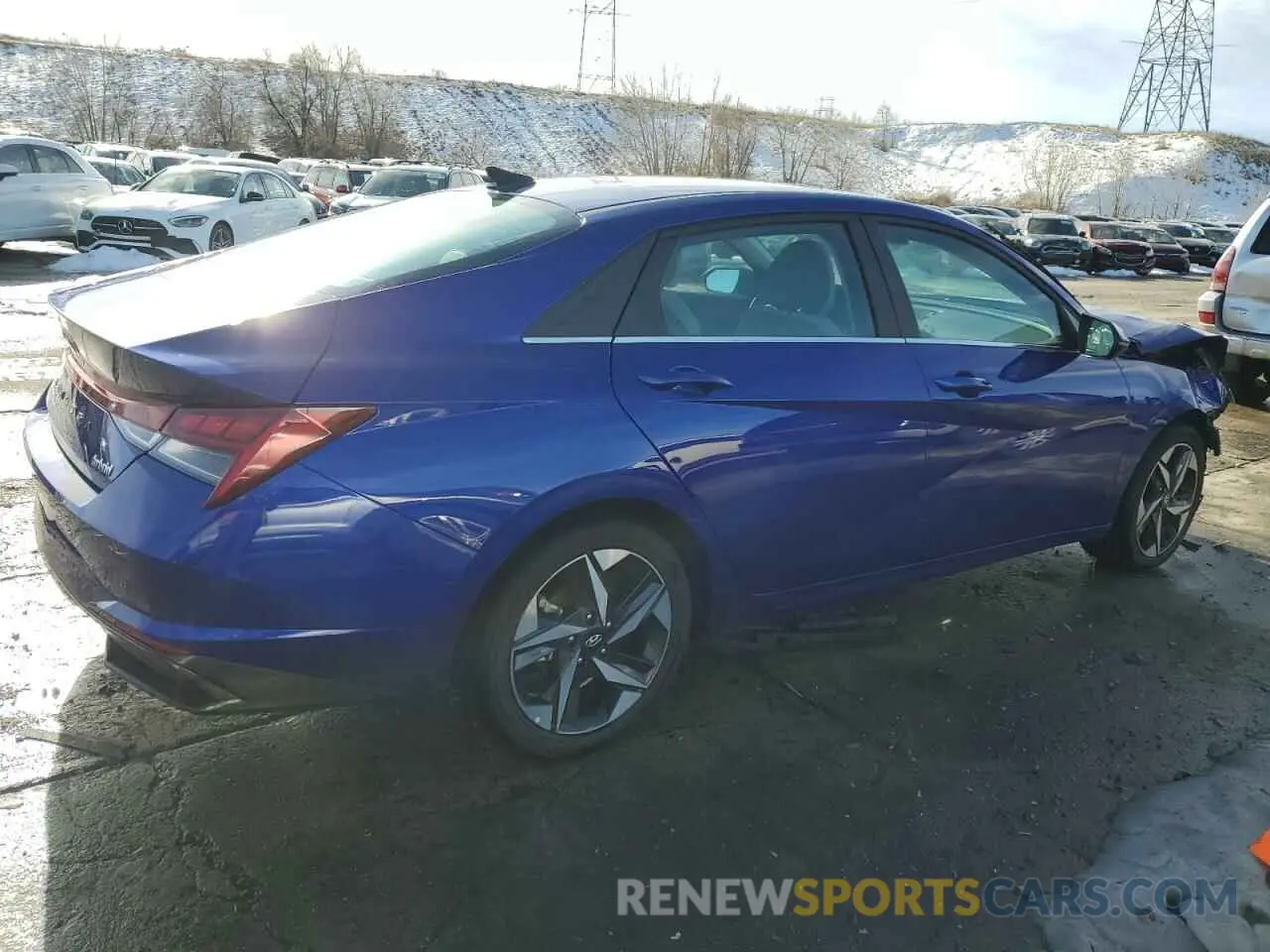 3 fotografías del automóvil dañado KMHLN4AJ3PU077800 HYUNDAI ELANTRA 2023