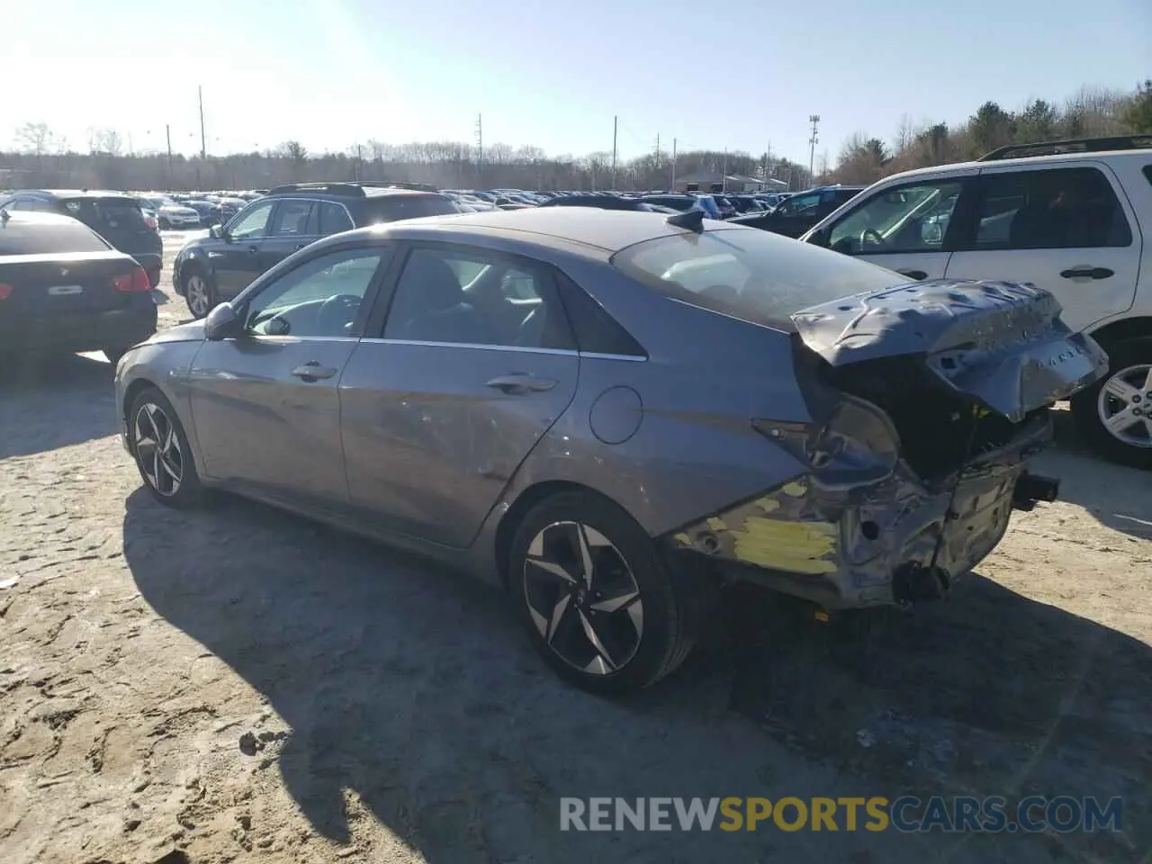 2 fotografías del automóvil dañado KMHLN4AJ4PU057183 HYUNDAI ELANTRA 2023