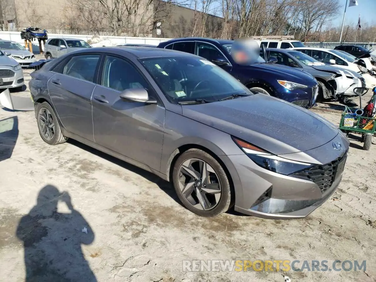 4 fotografías del automóvil dañado KMHLN4AJ4PU057183 HYUNDAI ELANTRA 2023