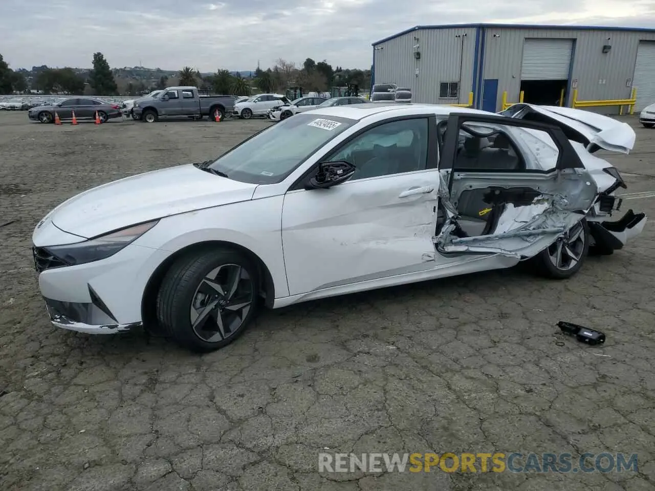 1 fotografías del automóvil dañado KMHLN4AJ5PU049187 HYUNDAI ELANTRA 2023