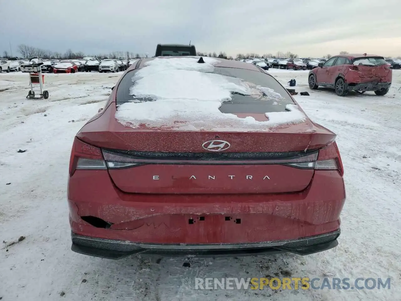 6 fotografías del automóvil dañado KMHLN4AJ5PU049268 HYUNDAI ELANTRA 2023