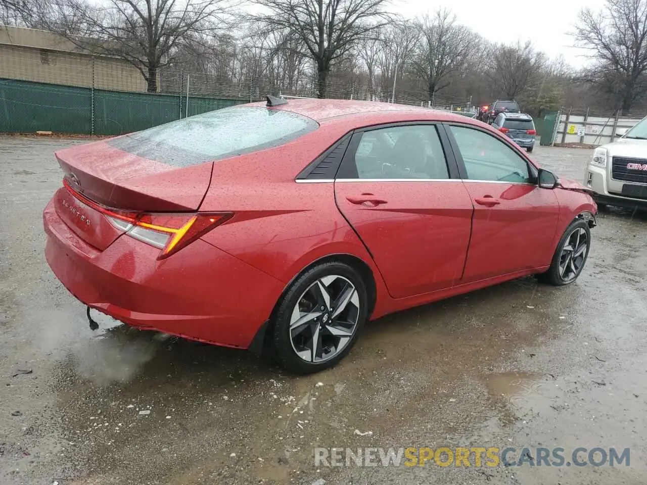3 fotografías del automóvil dañado KMHLN4AJ6PU038733 HYUNDAI ELANTRA 2023