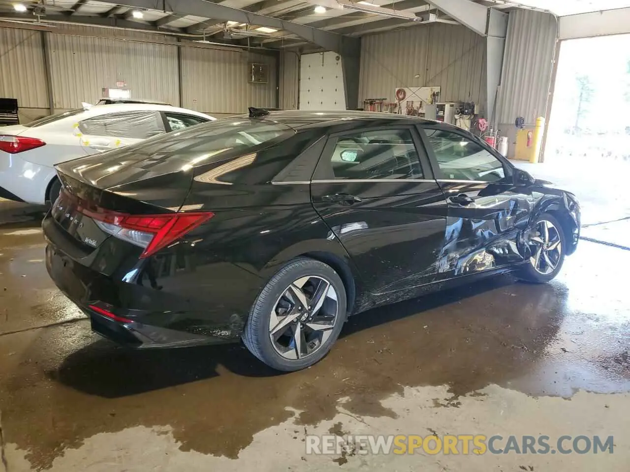 3 fotografías del automóvil dañado KMHLN4AJ7PU046050 HYUNDAI ELANTRA 2023