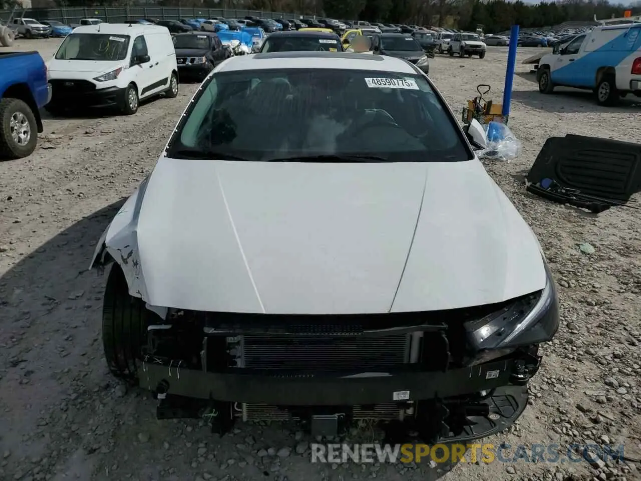 5 fotografías del automóvil dañado KMHLN4AJ7PU070381 HYUNDAI ELANTRA 2023