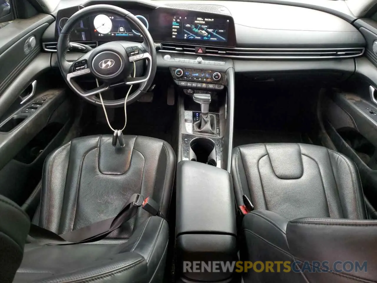 8 fotografías del automóvil dañado KMHLN4AJ7PU079629 HYUNDAI ELANTRA 2023