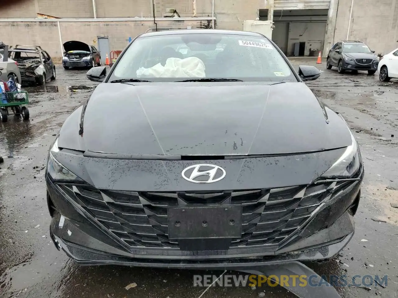 5 fotografías del automóvil dañado KMHLN4AJ8PU042489 HYUNDAI ELANTRA 2023