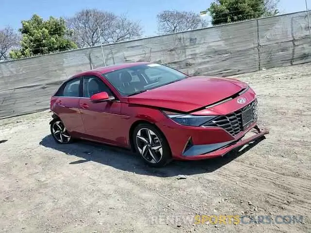 11 fotografías del automóvil dañado KMHLN4AJ8PU056912 HYUNDAI ELANTRA 2023