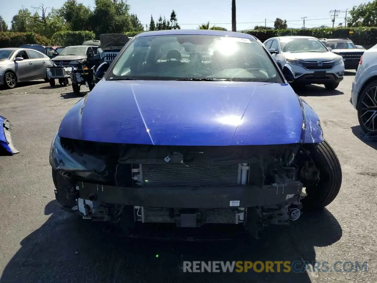 5 fotografías del automóvil dañado KMHLN4AJ8PU068767 HYUNDAI ELANTRA 2023