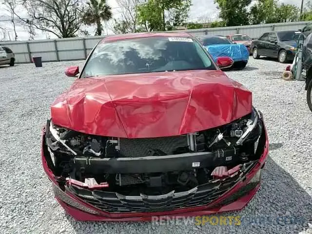 11 fotografías del automóvil dañado KMHLN4AJ9PU042453 HYUNDAI ELANTRA 2023