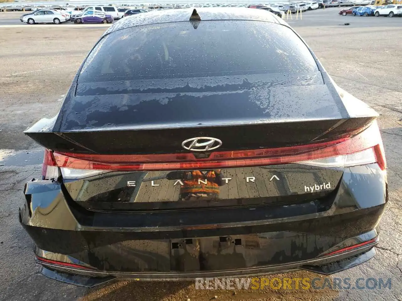 6 fotografías del automóvil dañado KMHLN4AJXPU035981 HYUNDAI ELANTRA 2023