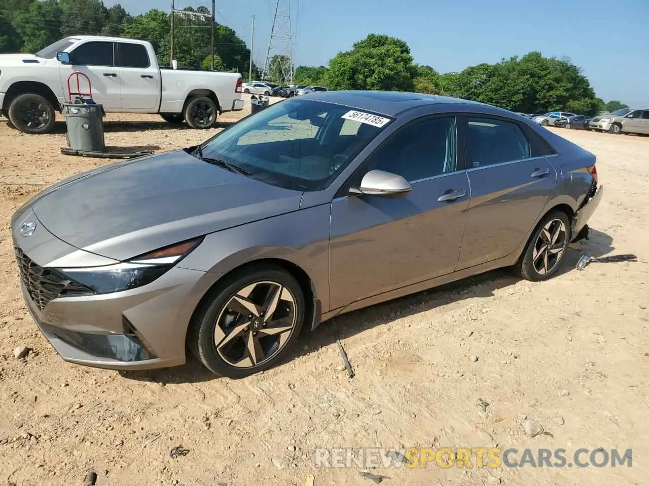1 fotografías del automóvil dañado KMHLN4AJXPU053624 HYUNDAI ELANTRA 2023