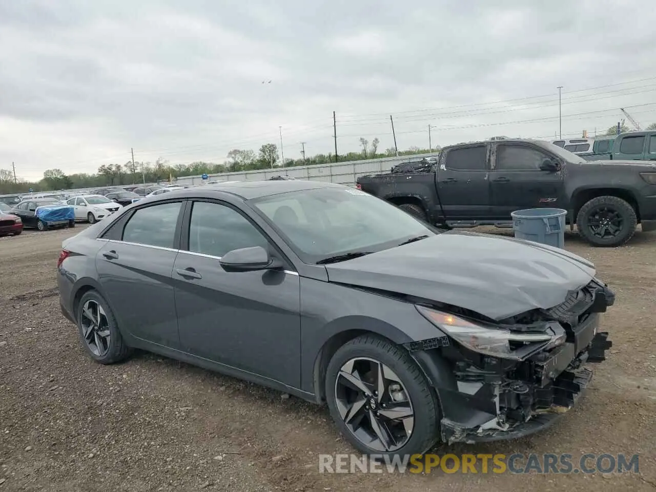 4 fotografías del automóvil dañado KMHLN4AJXPU070150 HYUNDAI ELANTRA 2023