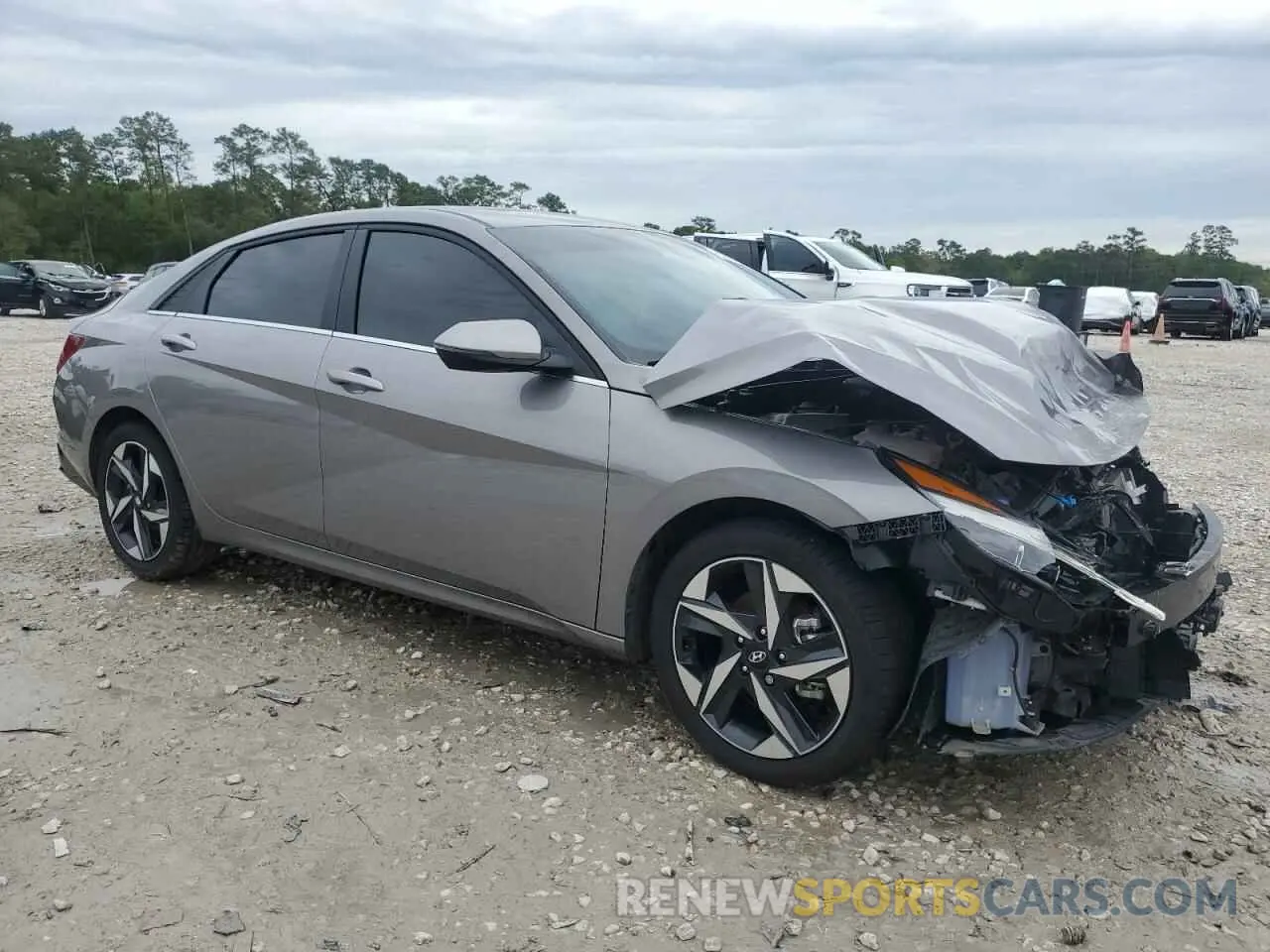 4 fotografías del automóvil dañado KMHLN4AJXPU092018 HYUNDAI ELANTRA 2023