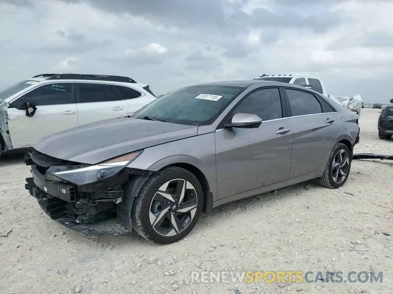1 fotografías del automóvil dañado KMHLP4AG0PU532360 HYUNDAI ELANTRA 2023