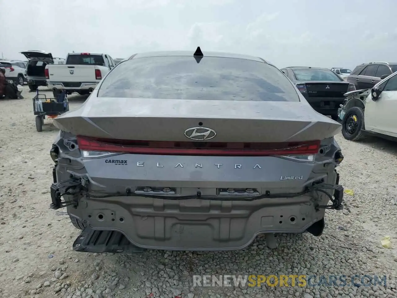 6 fotografías del automóvil dañado KMHLP4AG0PU532360 HYUNDAI ELANTRA 2023