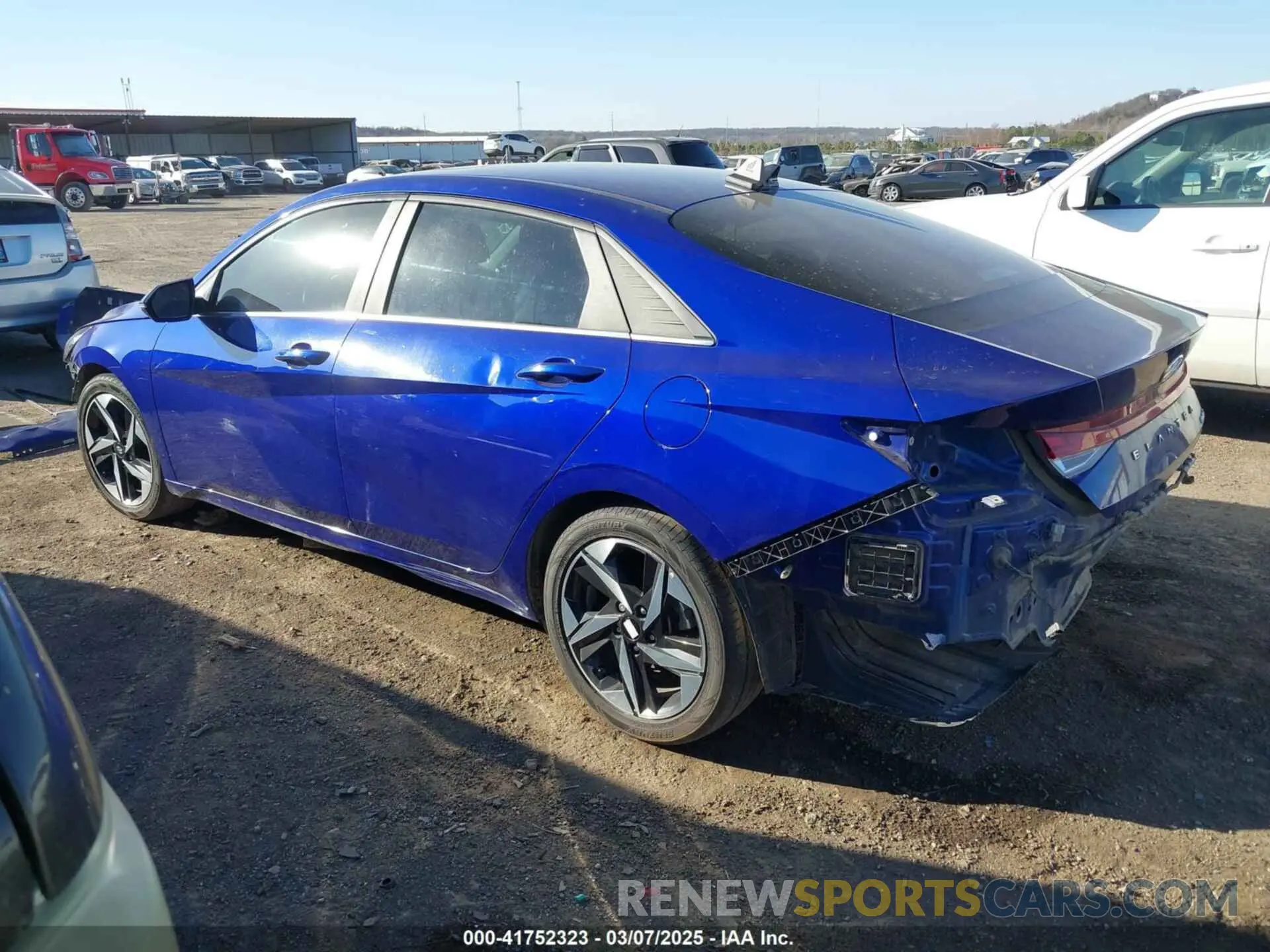 3 fotografías del automóvil dañado KMHLP4AG1PU372487 HYUNDAI ELANTRA 2023