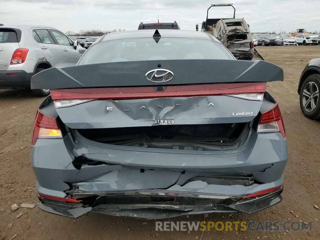 6 fotografías del automóvil dañado KMHLP4AG1PU437077 HYUNDAI ELANTRA 2023