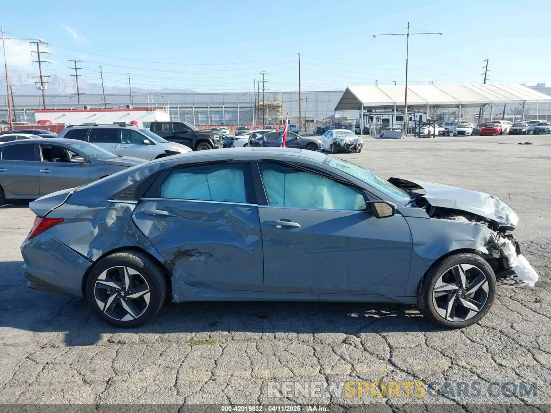 12 fotografías del automóvil dañado KMHLP4AG2PU403066 HYUNDAI ELANTRA 2023