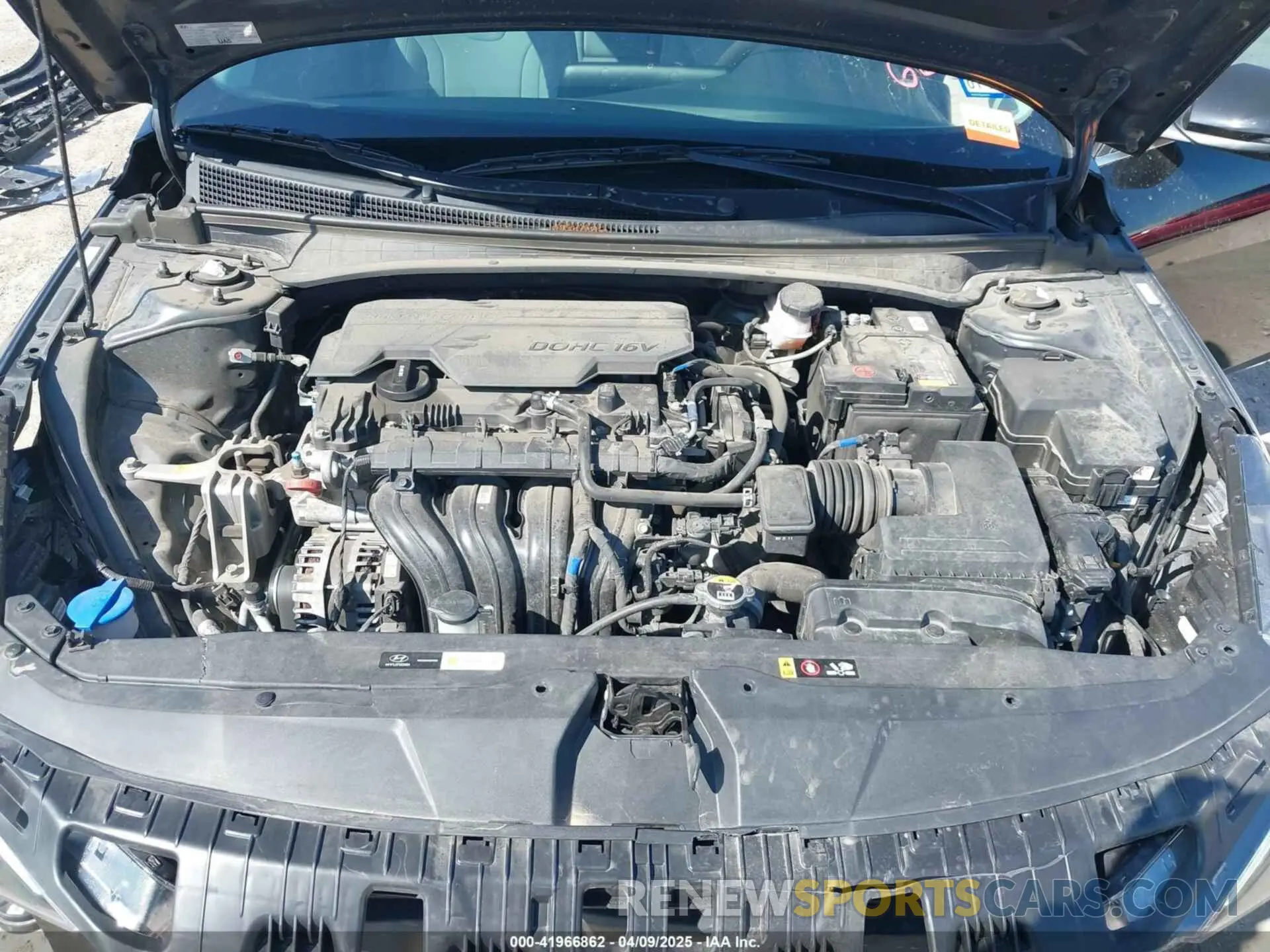 10 fotografías del automóvil dañado KMHLP4AG2PU473523 HYUNDAI ELANTRA 2023