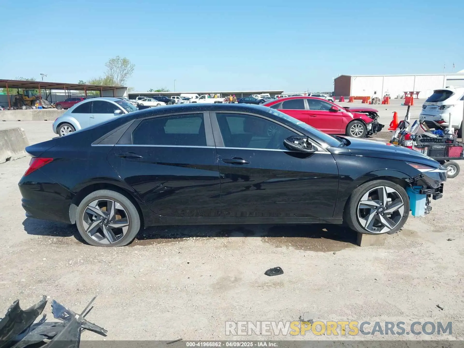 14 fotografías del automóvil dañado KMHLP4AG2PU473523 HYUNDAI ELANTRA 2023
