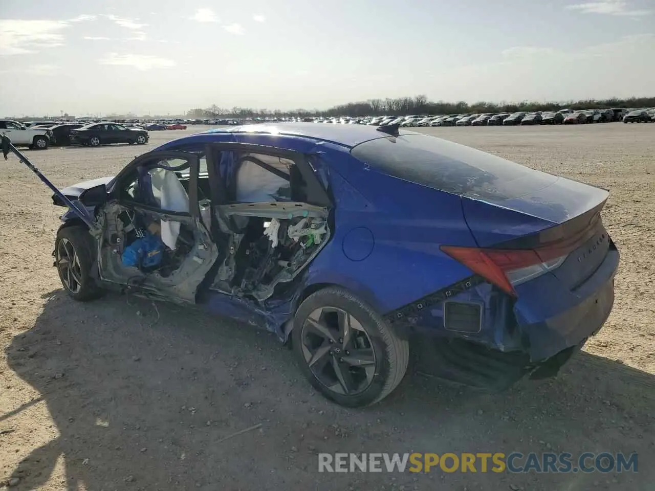 2 fotografías del automóvil dañado KMHLP4AG2PU525331 HYUNDAI ELANTRA 2023