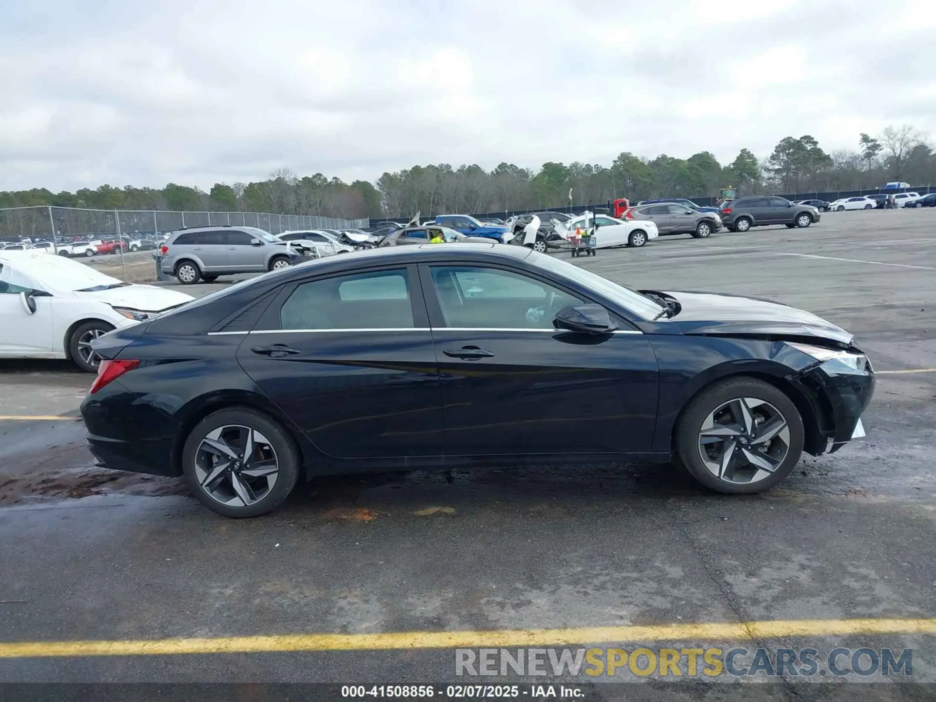 13 fotografías del automóvil dañado KMHLP4AG2PU606555 HYUNDAI ELANTRA 2023