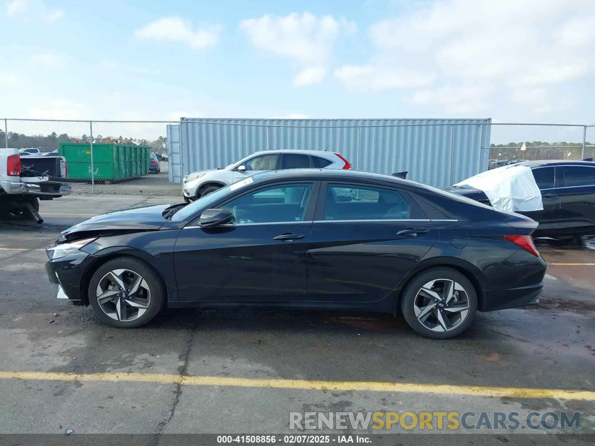14 fotografías del automóvil dañado KMHLP4AG2PU606555 HYUNDAI ELANTRA 2023