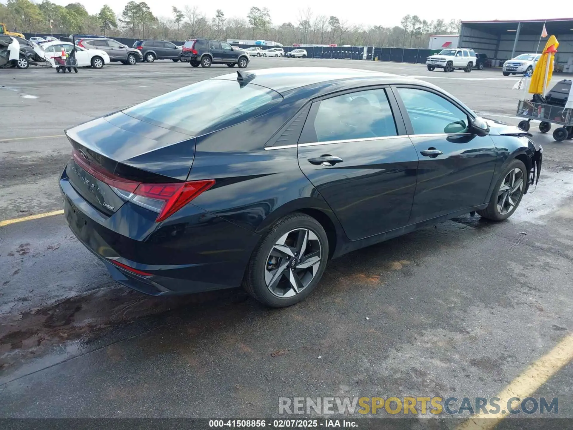 4 fotografías del automóvil dañado KMHLP4AG2PU606555 HYUNDAI ELANTRA 2023