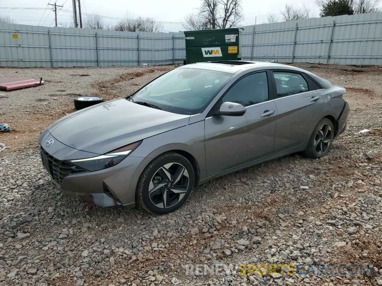 1 fotografías del automóvil dañado KMHLP4AG3PU394491 HYUNDAI ELANTRA 2023