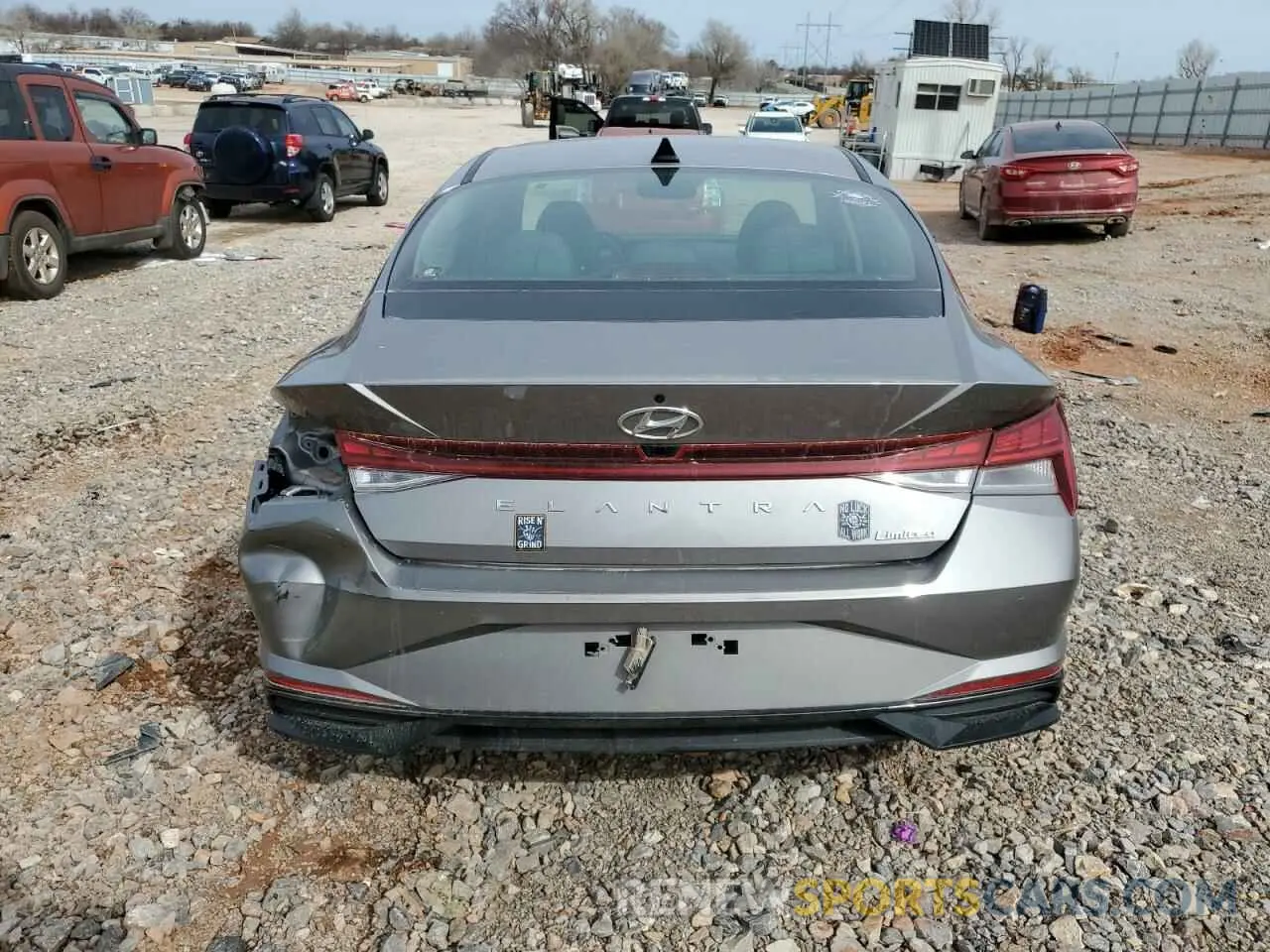 6 fotografías del automóvil dañado KMHLP4AG3PU394491 HYUNDAI ELANTRA 2023