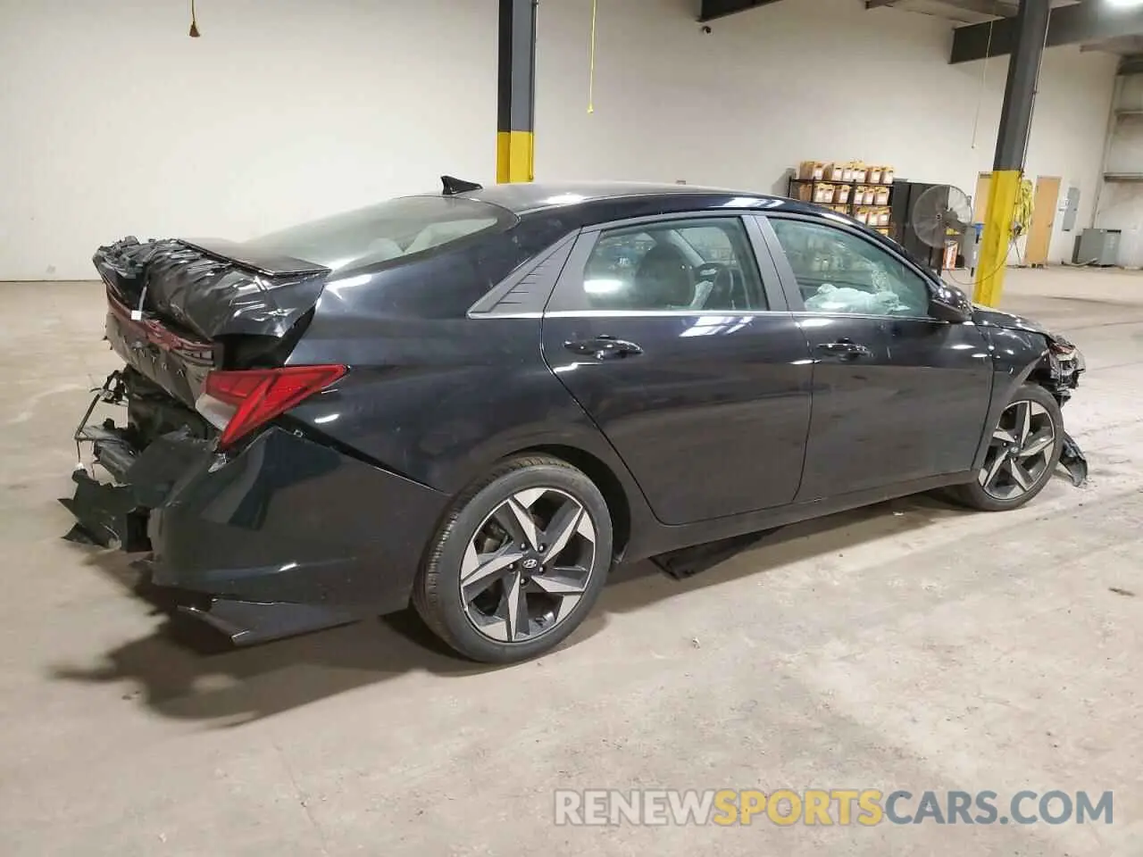 3 fotografías del automóvil dañado KMHLP4AG3PU564168 HYUNDAI ELANTRA 2023