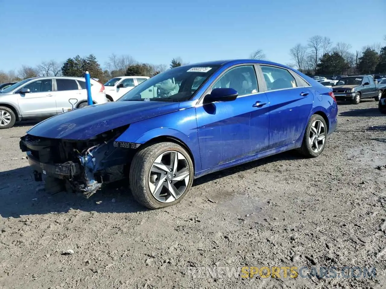 1 fotografías del automóvil dañado KMHLP4AG3PU618486 HYUNDAI ELANTRA 2023