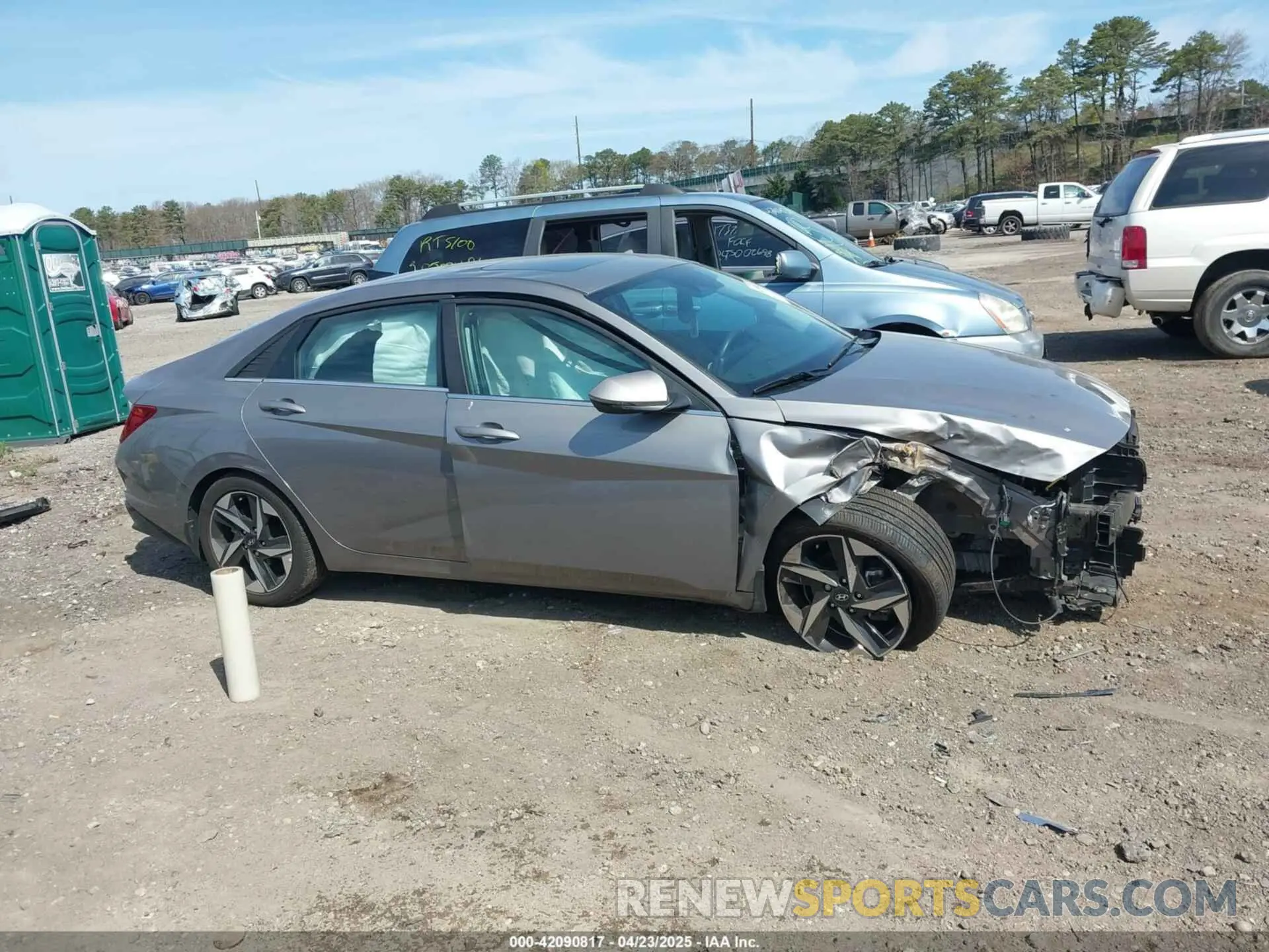 13 fotografías del automóvil dañado KMHLP4AG3PU620495 HYUNDAI ELANTRA 2023