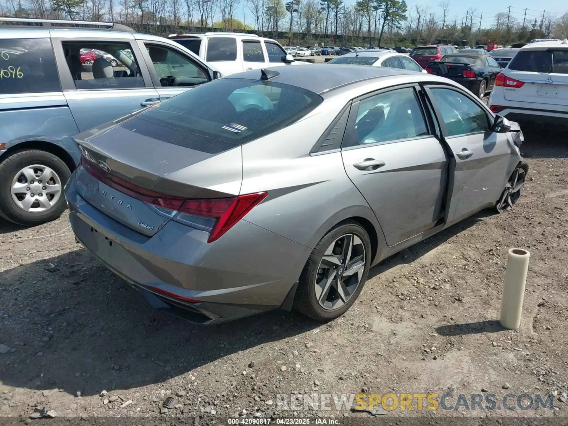 4 fotografías del automóvil dañado KMHLP4AG3PU620495 HYUNDAI ELANTRA 2023