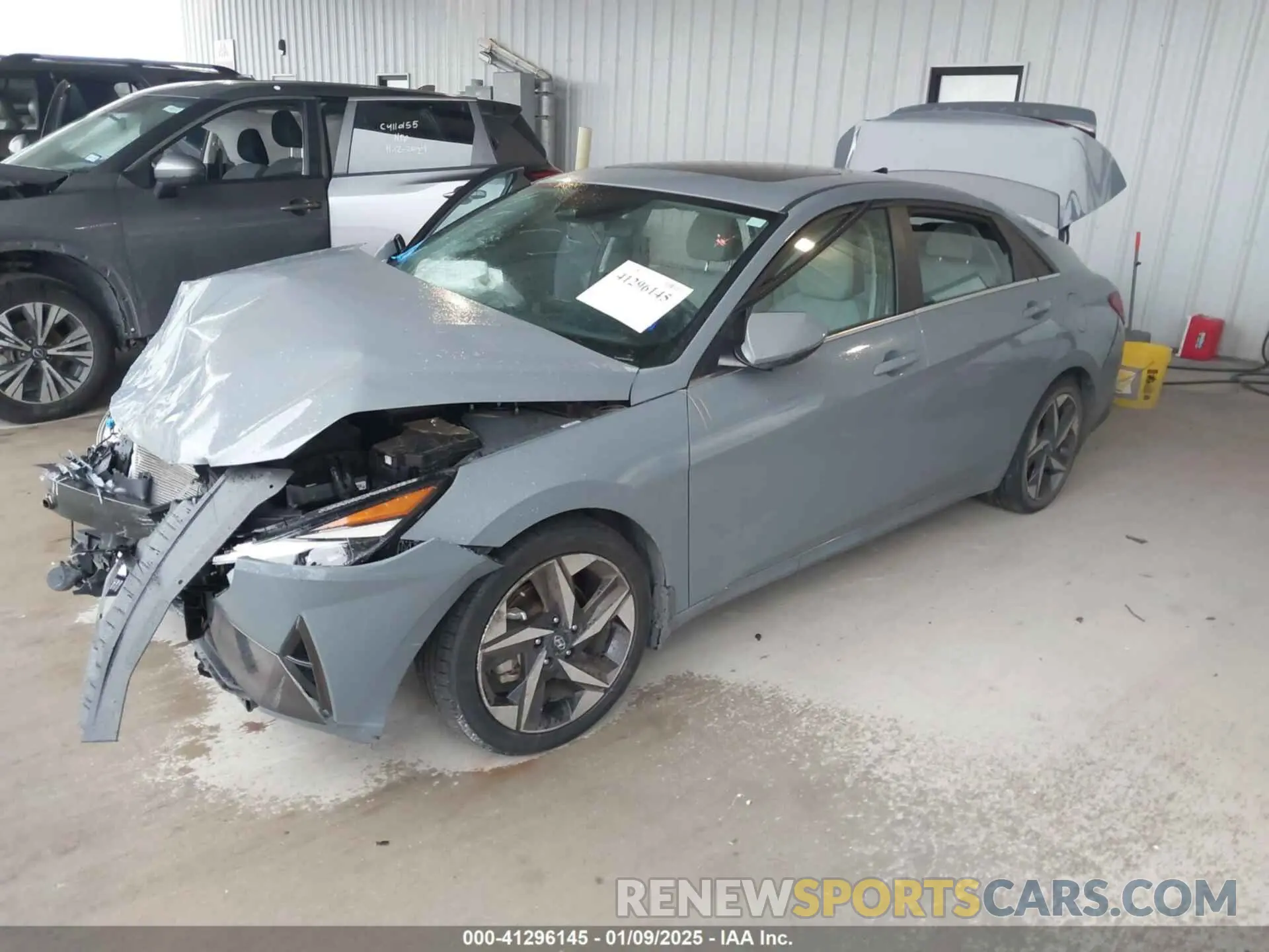2 fotografías del automóvil dañado KMHLP4AG4PU427806 HYUNDAI ELANTRA 2023